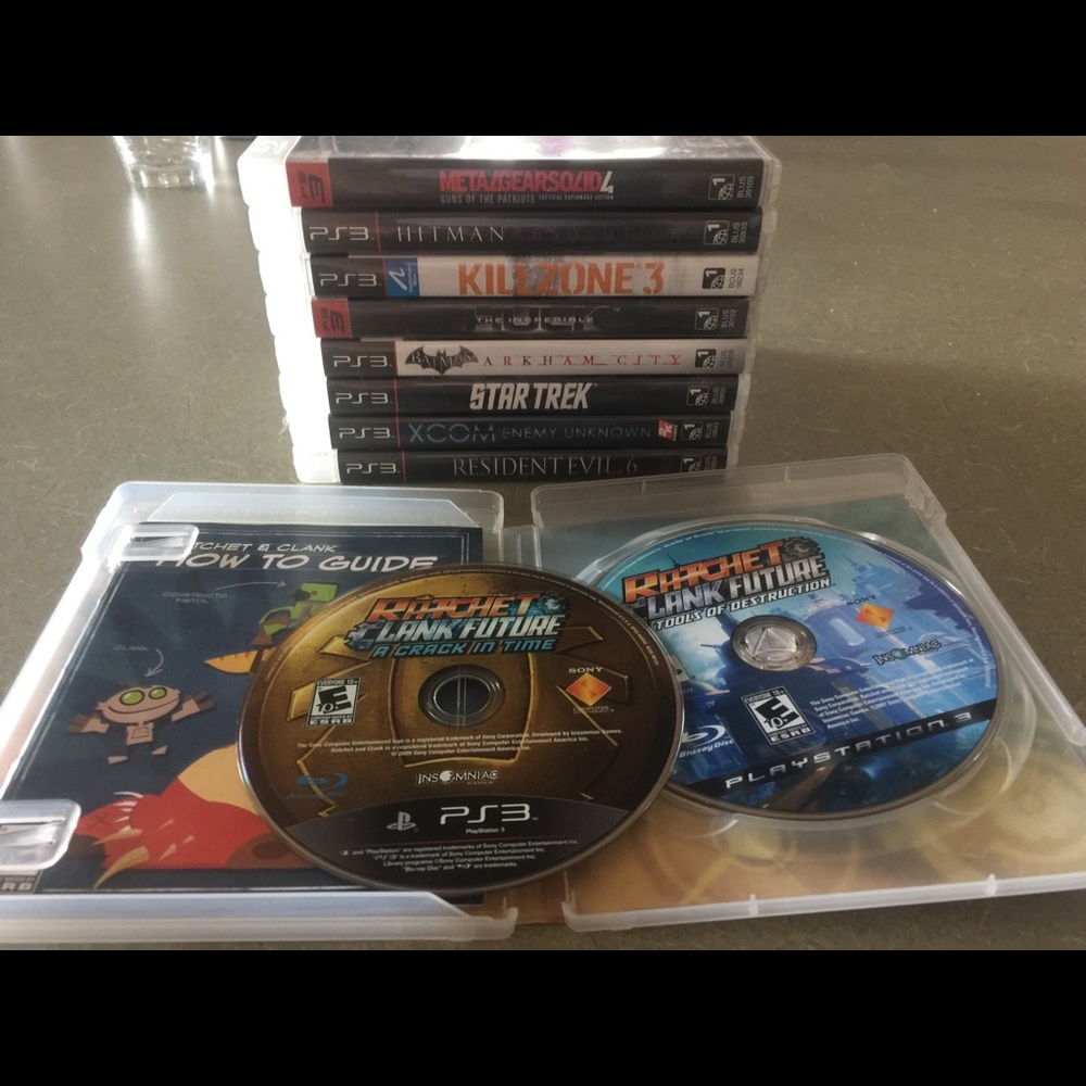 PlayStation 3 Games sold as bundle.